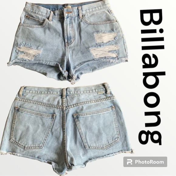 Billabong Pants - EUC Womens Billabong Size 28 Jean Shorts Women - Distressed